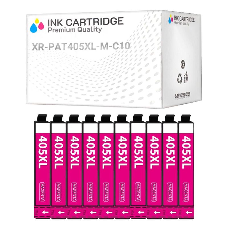 Cartucce Epson T405XL Magenta Compatibile KIT 10 Cartucce Epson T405XL Magenta Compatibile KIT 10