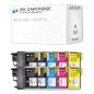 10 Cartucce Brother LC-980 LC-1100 Nero + Colore Compatibili KIT 10 10 Cartucce Brother LC-980 LC-1100 Nero + Colore Compatibili KIT 10